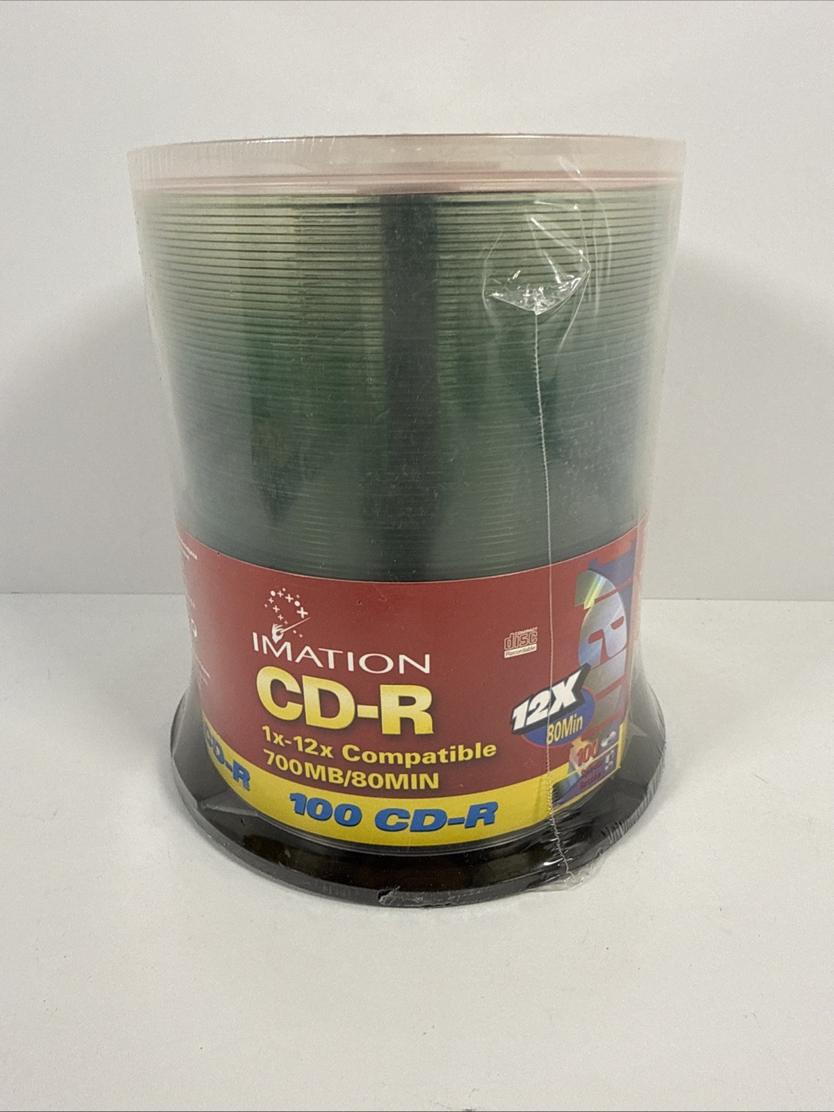 Imation 100 Pk CD-R 700MB/80 Min.
