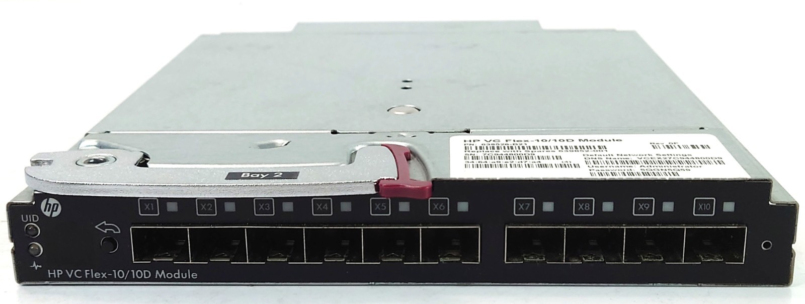 HP VC Flex-10/10D Switch Module for BladeSystem c-Class 638526-B21