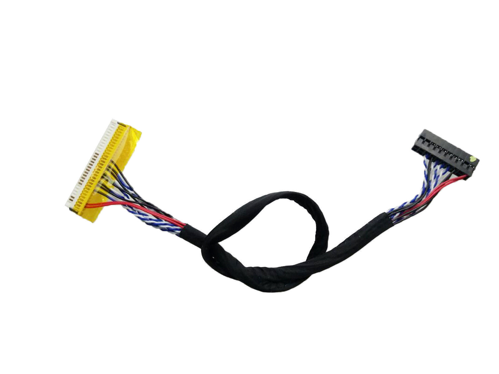 400mm FIX-30Pin 1ch 6-bit Universal LVDS Cable for 13.3" 15.4" 15.6" LCD Screen