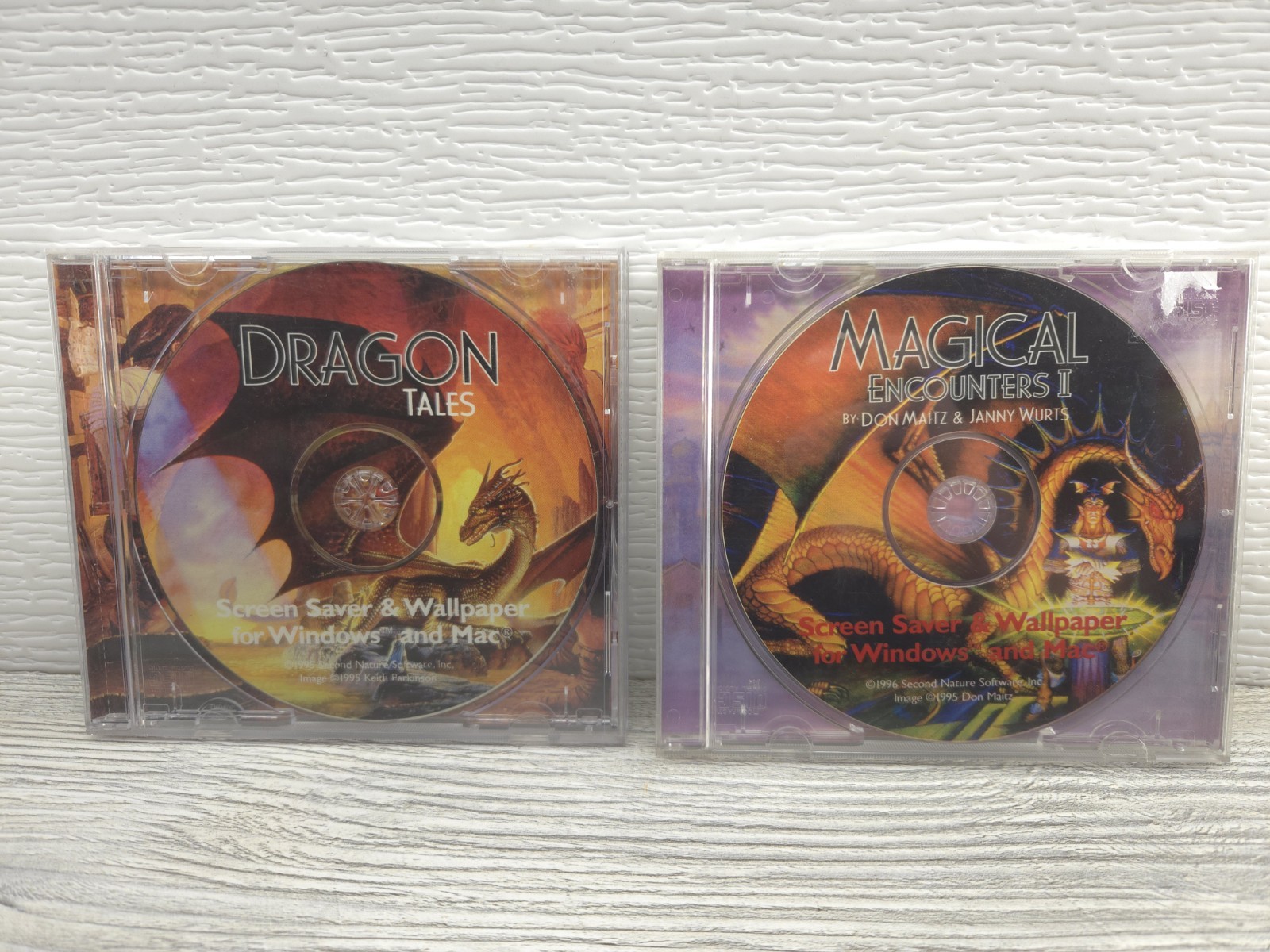 Medieval PC Software Set: Fantasy & Castle Screensaver/Wallpaper 2-Discs (1995)