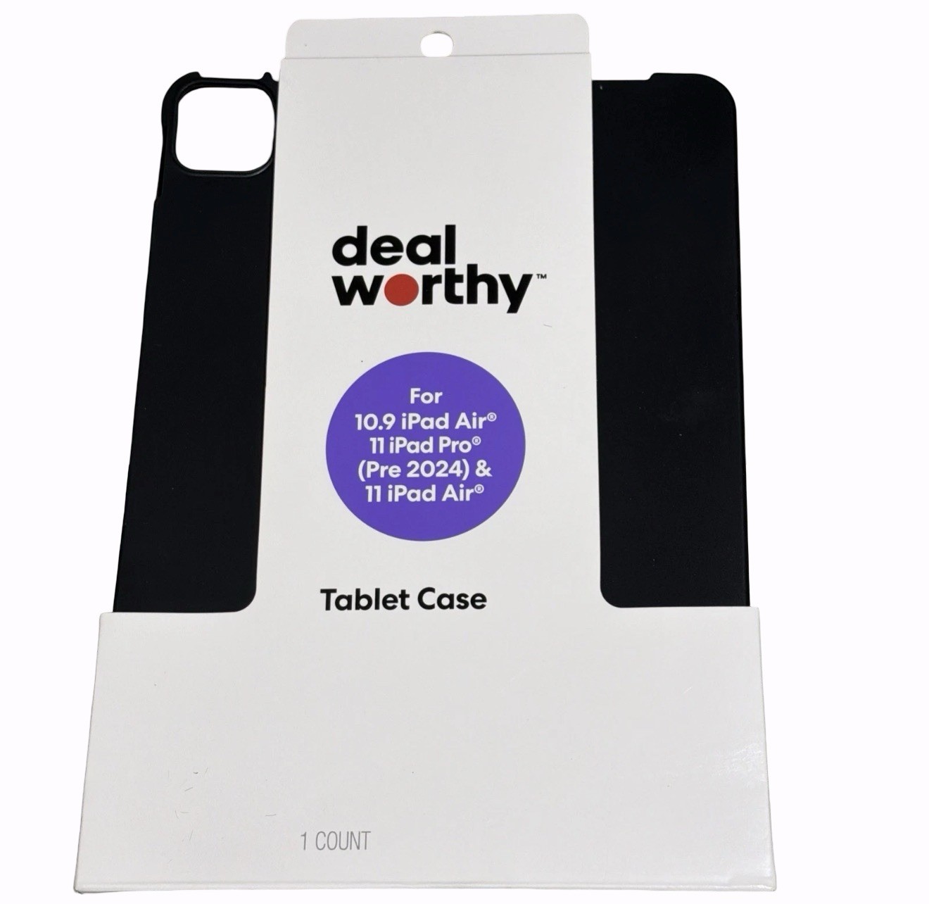 Deal Worthy Black Tablet Case For iPad Air & iPad Pro 11, New