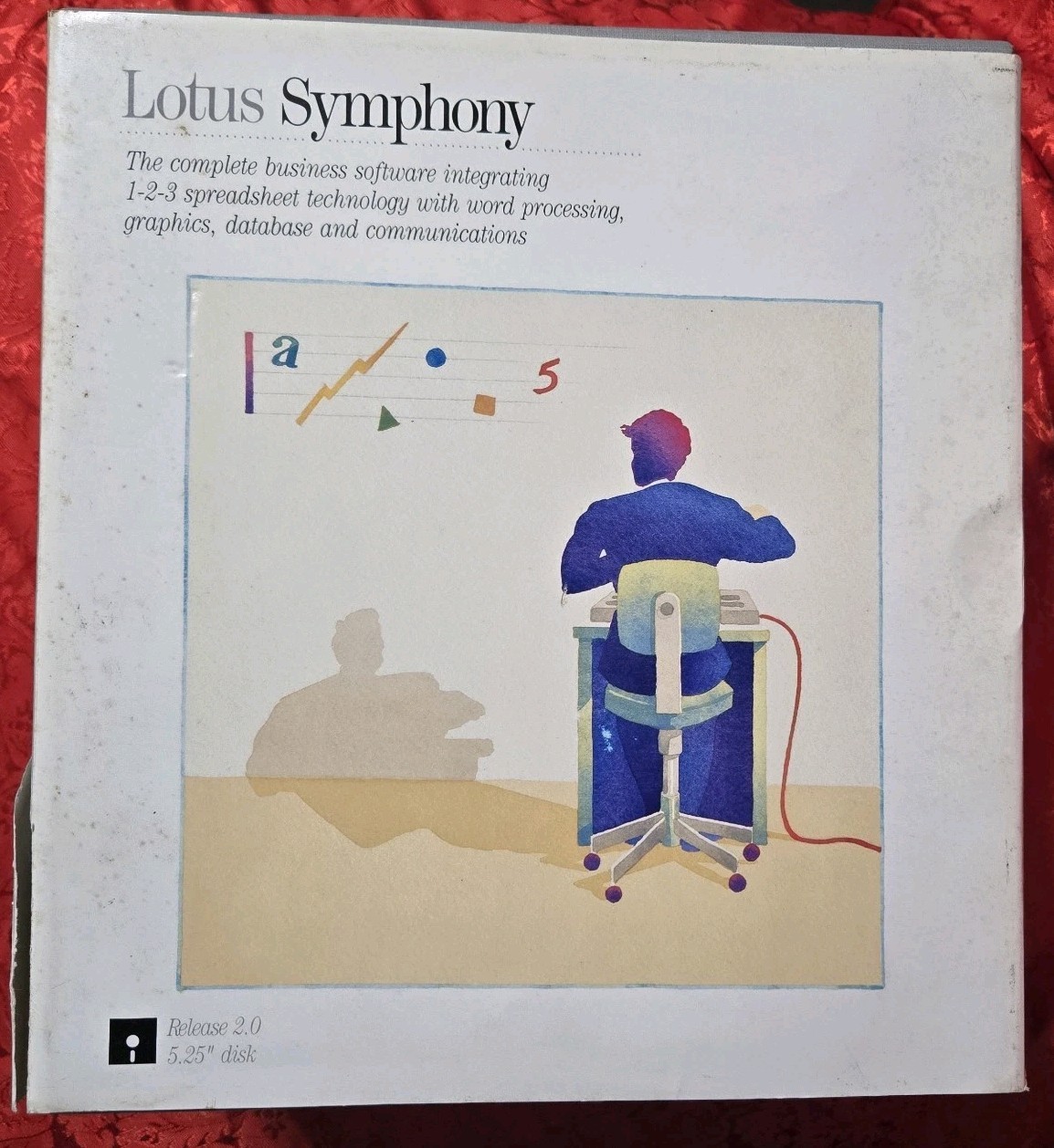 Lotus Symphony The Complete Business Software Release 2.0 5.25" Disks RARE 0Ship