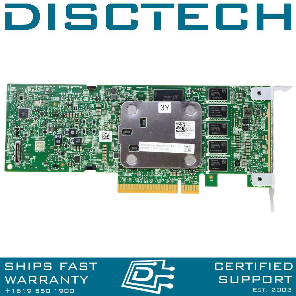 Dell 405-ABCE  WRN2M / HYM6Y PERC H750 Low Profile PCIe Gen4 8GB RAID Controller