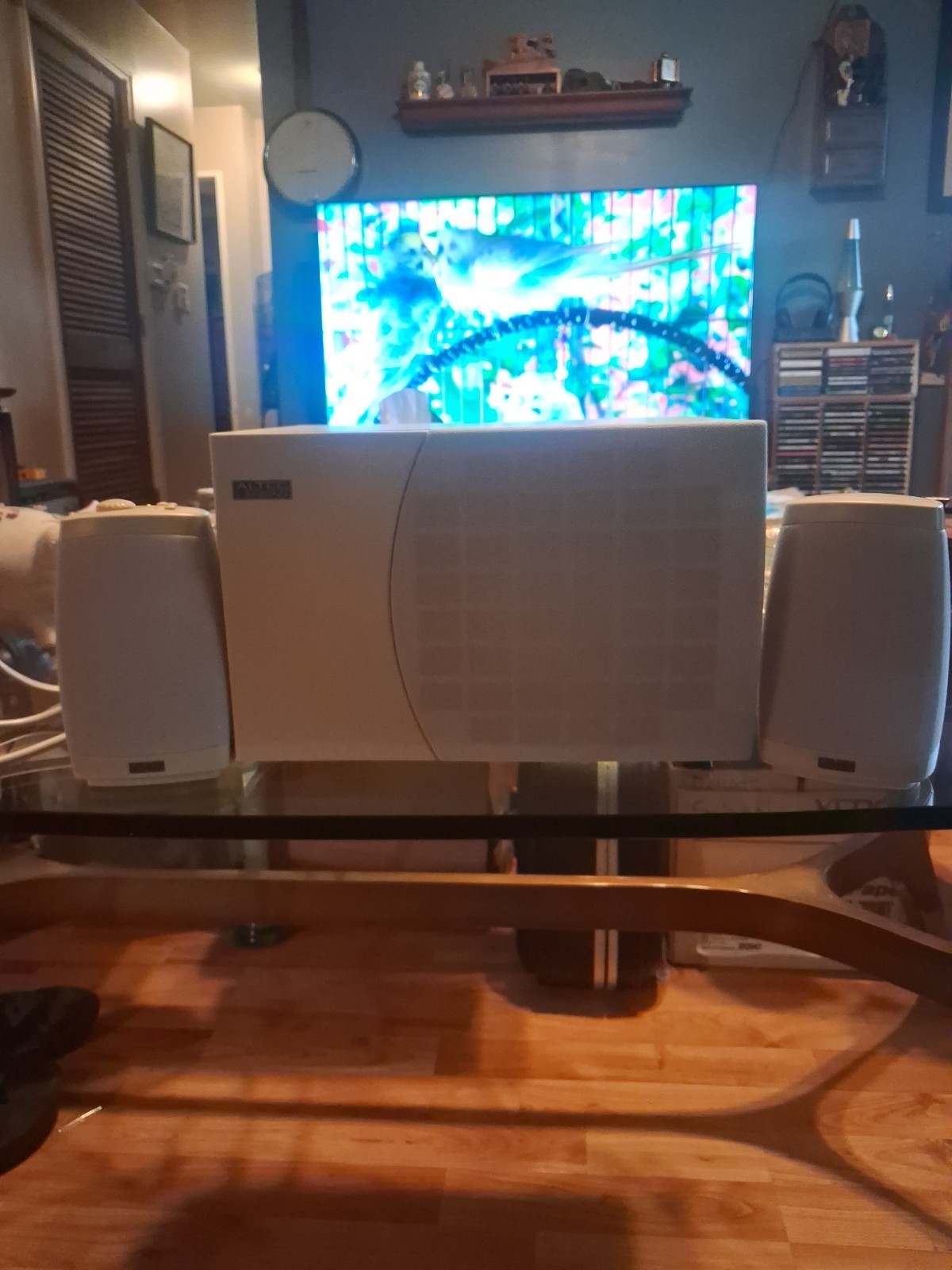 ALTEC Lansing Multimedia Computer Speaker System ACS295 Powers On -working good