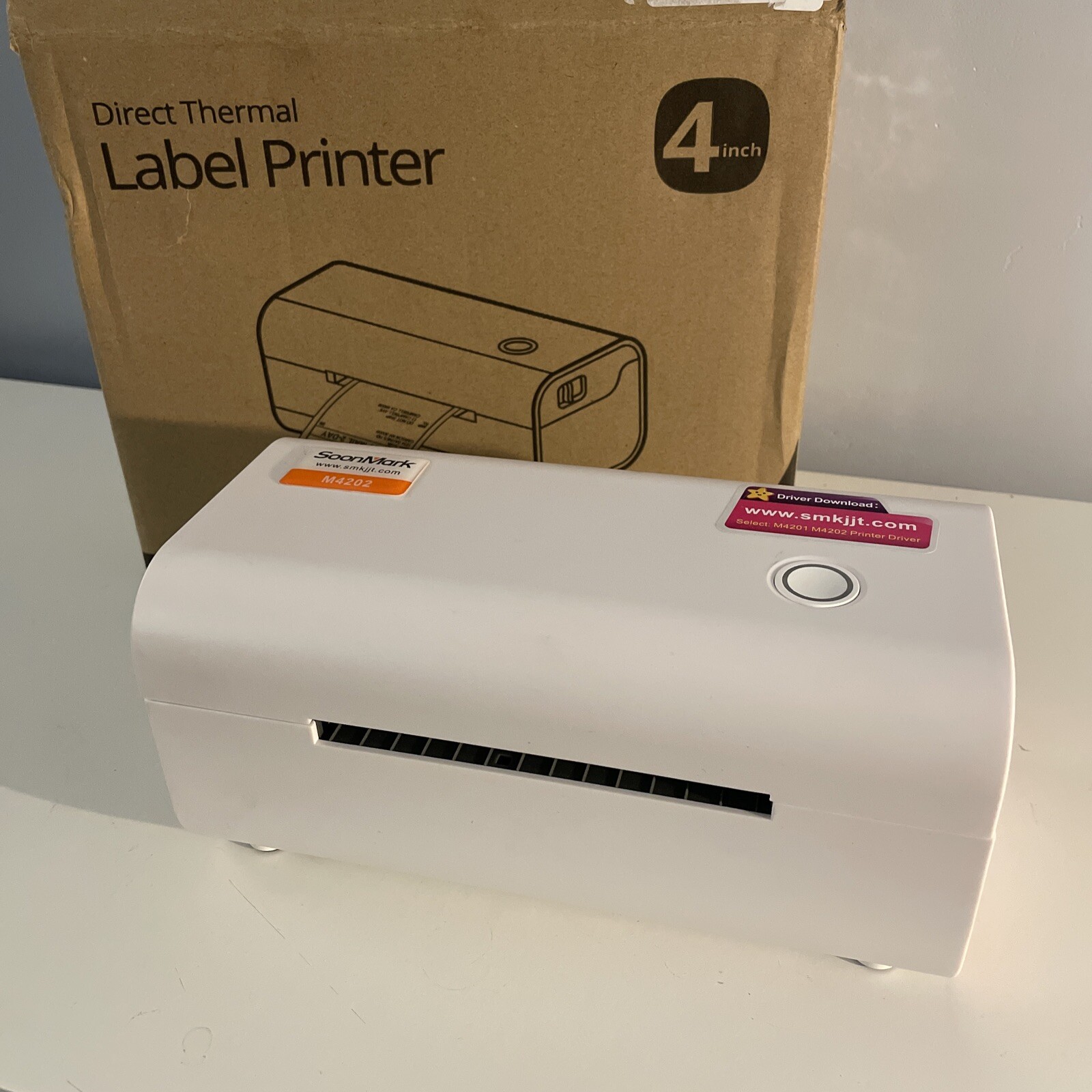 Soonmark/Fangtek M4202 203DPI Direct Thermal Shipping Label Printer - Open Box