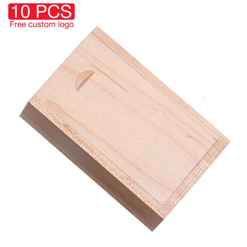 Bulk 10PCS Wood Box Free Engraving Memories Preserved for Weddings & Photography
