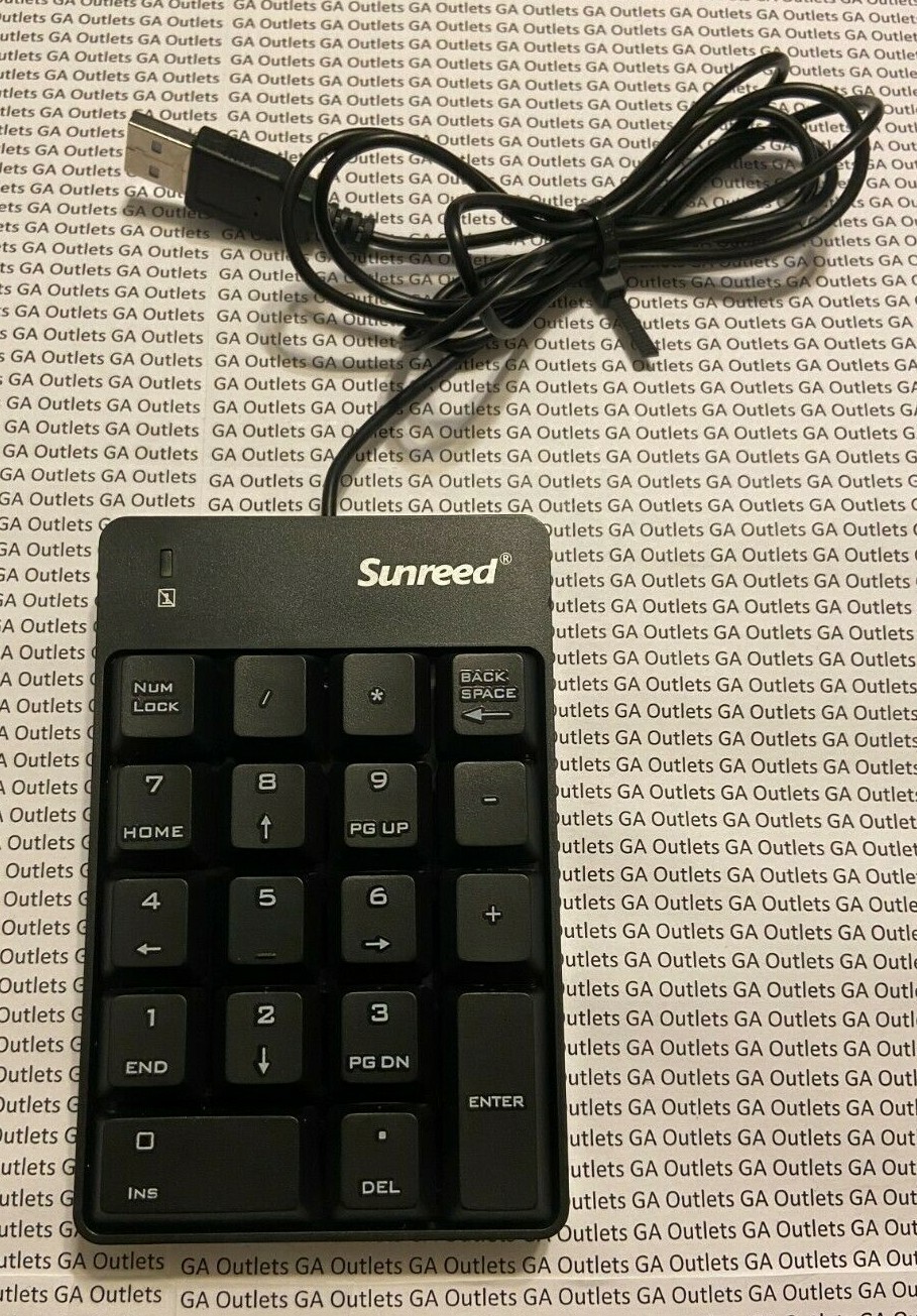 SUNREED SK-051 UNIVERSAL SUPER SLIM MINI WIRED NUMERICAL KEY PAD