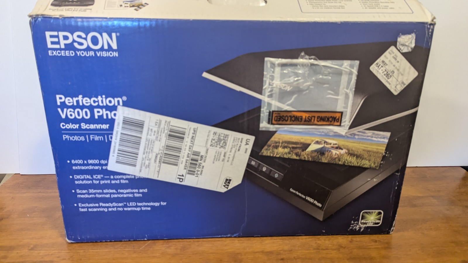 Epson Perfection V600 Photo Scanner 6400 DPI Film Negative Slide Holders Tested