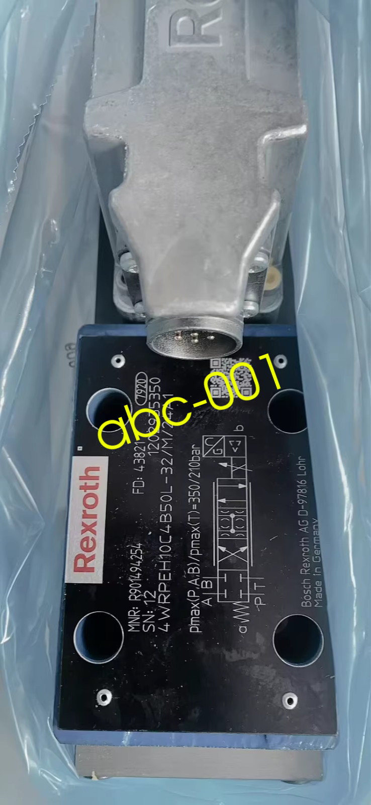 1PCS REXROTH R901494254 4WRPEH10C4B50L-30/M/24A1 valve