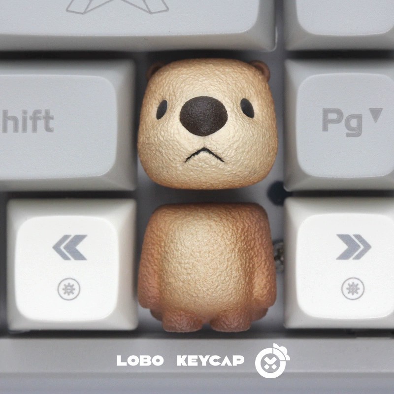 Animal Party Artisan Keycap 3D Resin Cute Custom MX Cherry Mechanical Keyboard