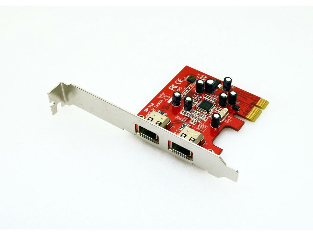VIO Dual Port IEEE 1394a PCIe FireWire Card 6-Pin Controller