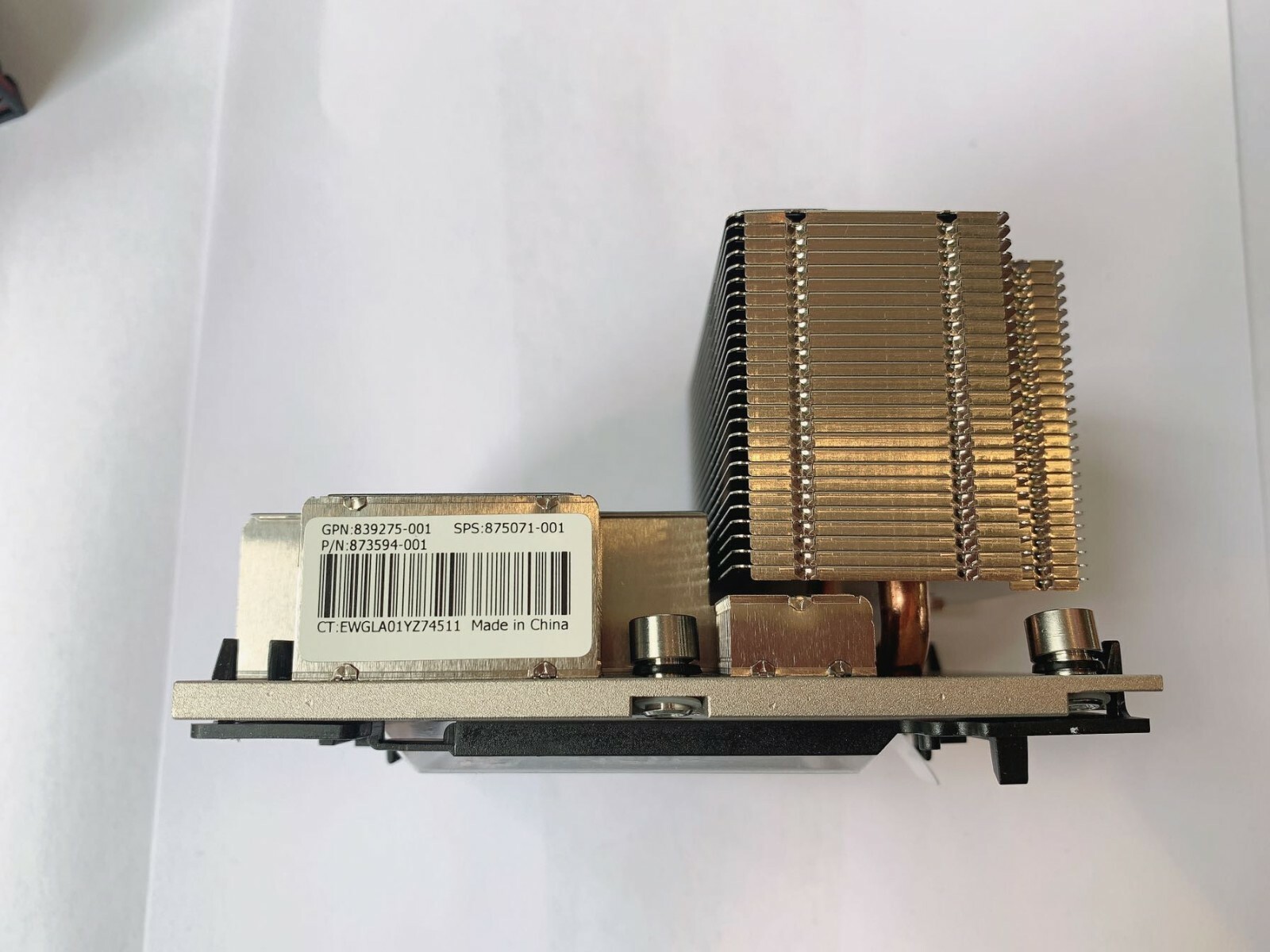 NEW HP DL380 Gen10 High Performance Heatsink 875071-001 839275-001