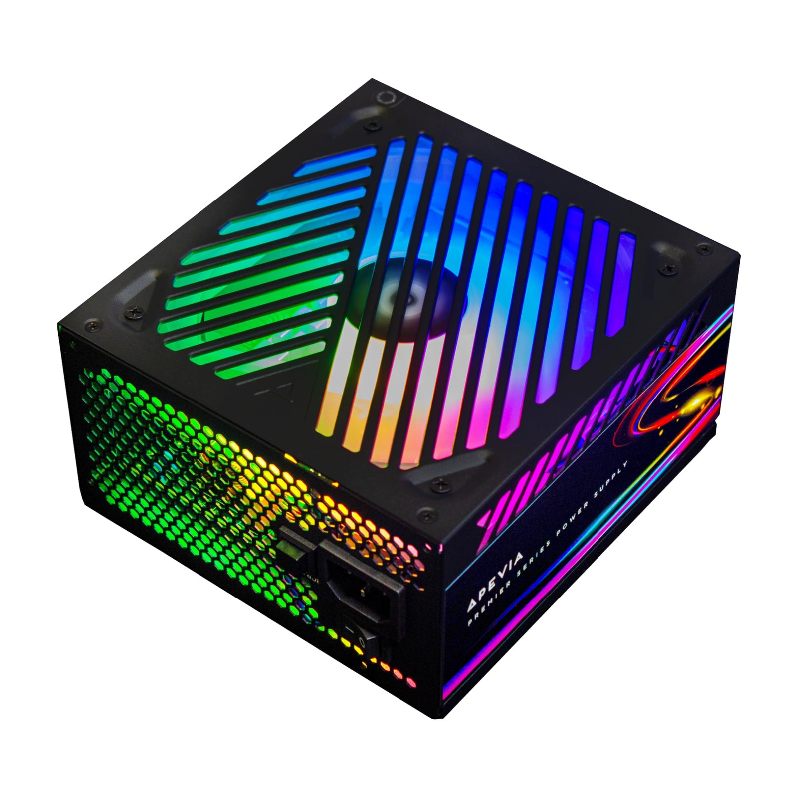 Apevia ATX-PM850W PCIe 5.0 ATX 3.0 Ready Premier 850W 80+ Gold Certified, Act...