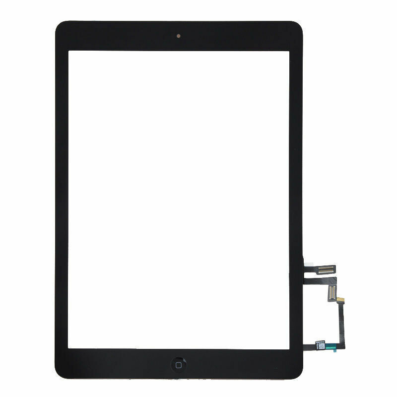 Black Touch Screen Digitizer Glass For 2017 iPad 5th Gen A1822 A1823 Home Button