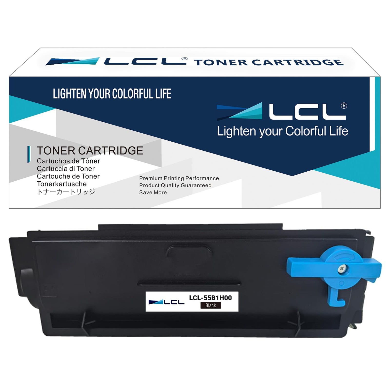 LCL 55B1H00 Black High Yield Toner Cartridge Replacement for Lexmark 55B1000 55B