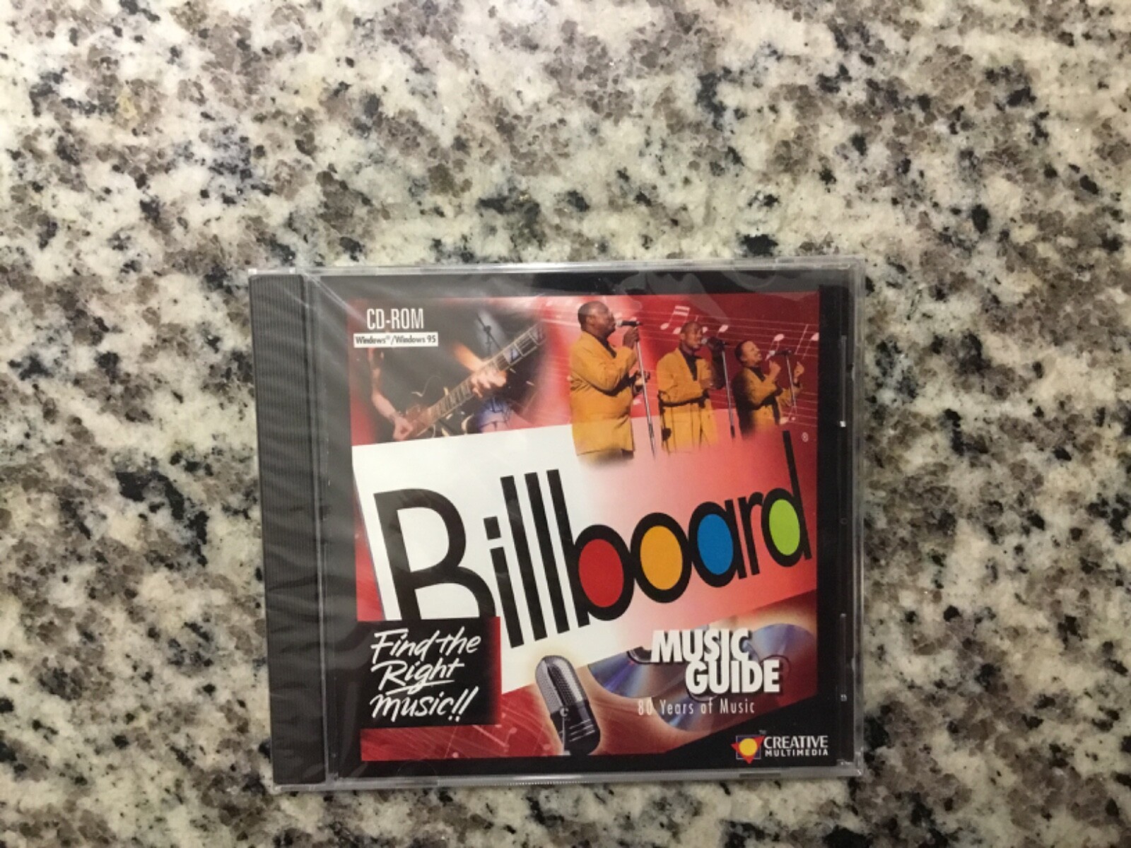VTG BILLBOARD Music Guide  80 Years of Music CD-ROM for Windows 3.1 / 95+ Rare