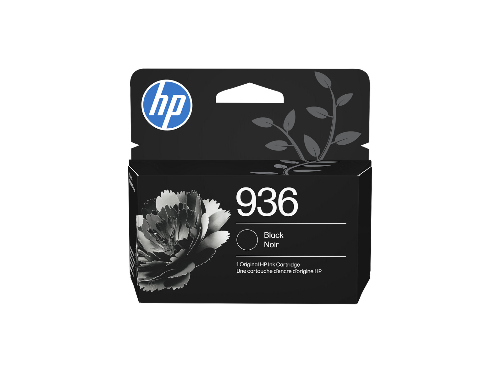 HP 936 Black Original Ink Cartridge, ~1,250 pages, 4S6V2LN