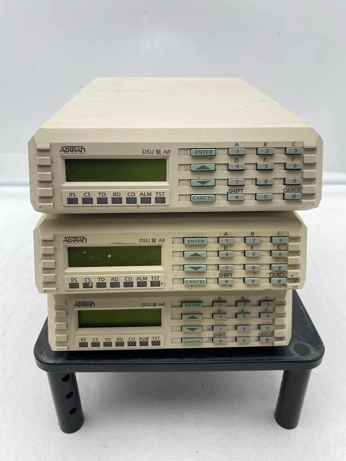 LOT OF 3 Adtran DSU III AR Data Service Unit Communication Equipment