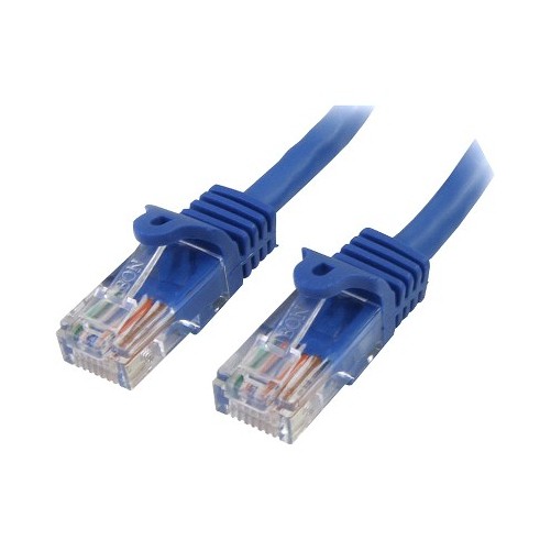 Startech RJ45PATCH25 25FT BLUE CAT5E CABLE SNAGLESS ETHERNET CABLE GIGABIT LAN R