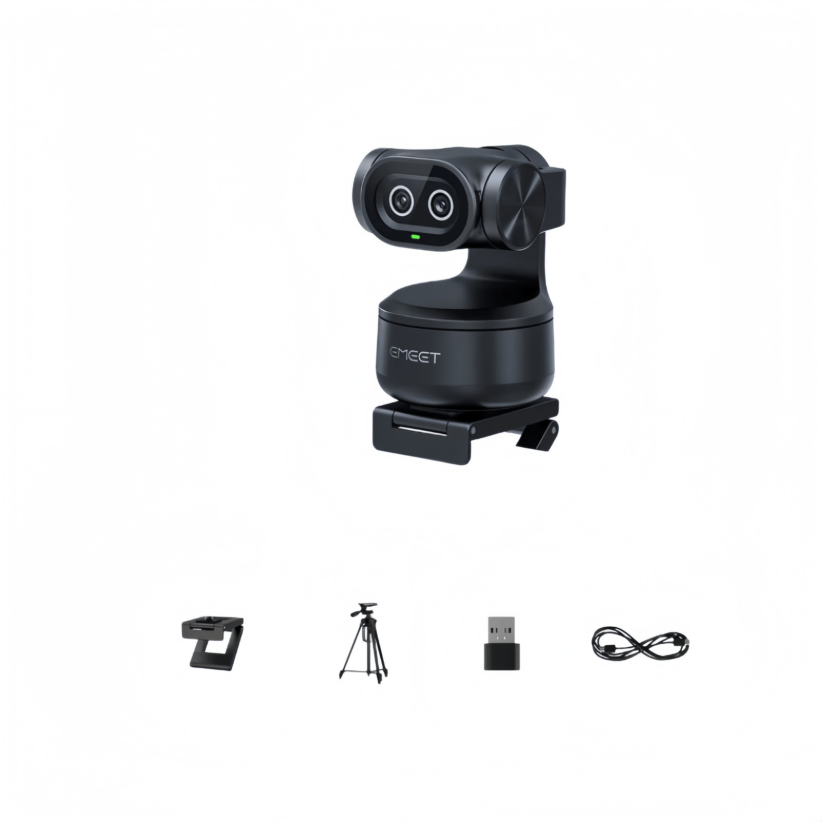 EMEET PIXY 4K PTZ Webcam Dual Camera AI Tracking +1.4m support frame