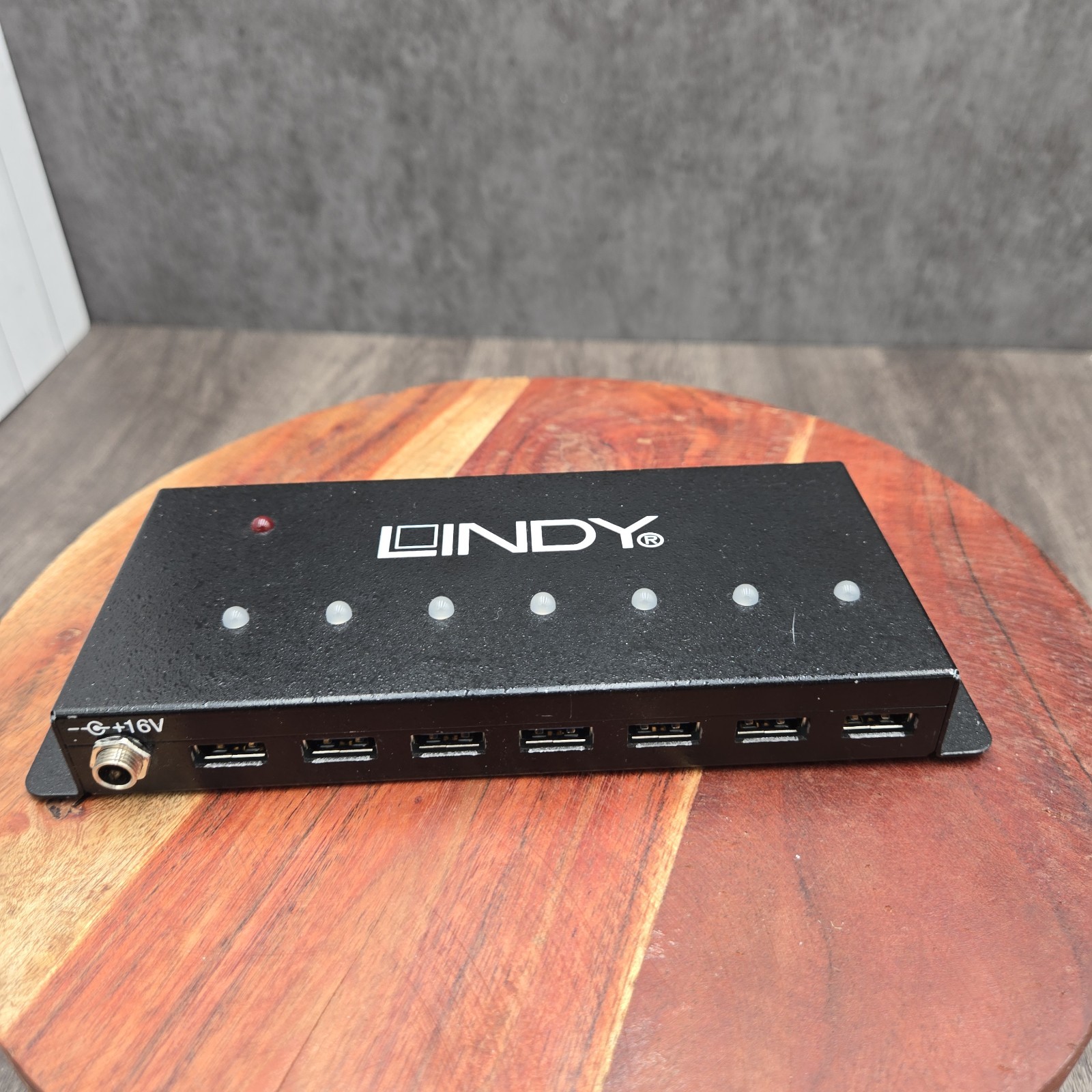 Lindy USB 3.0 Industrial Hub 7 Port 43128 Connection Perfection Untested