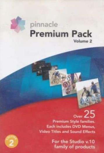Pinnacle Premium Pack For Studio 10 Volume 2 PC DVD sound effects video titles +