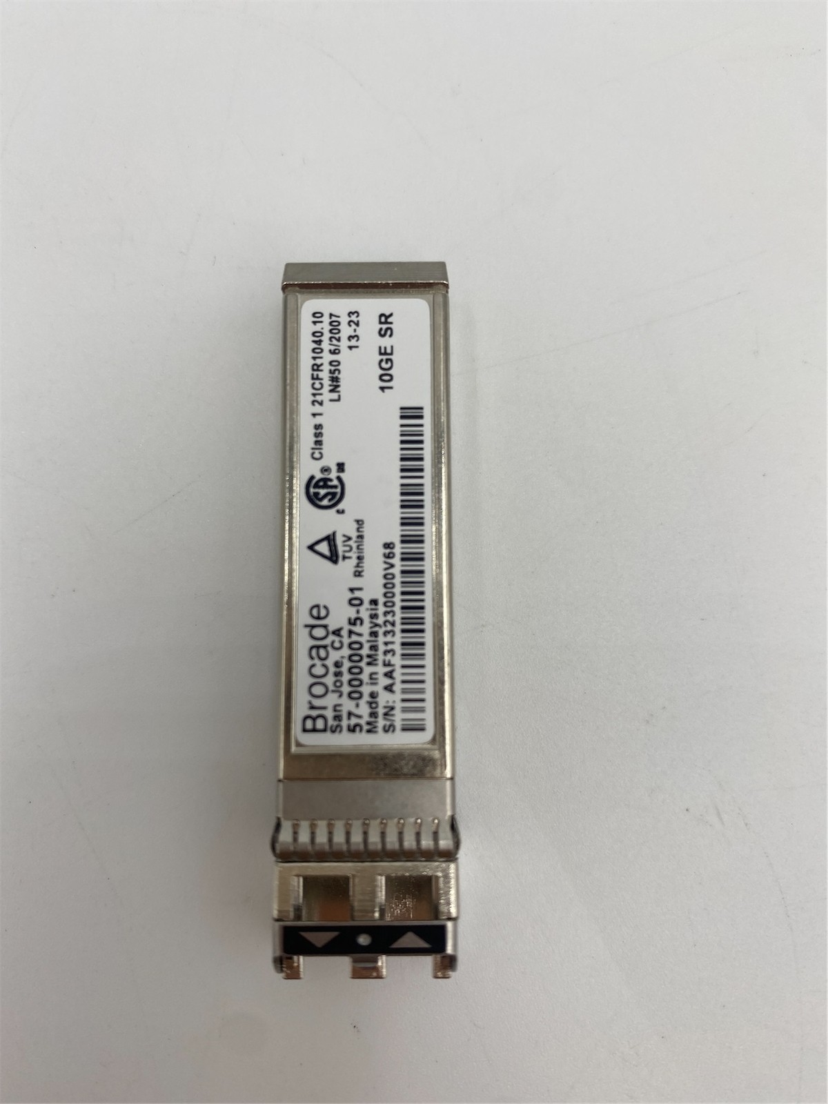 Brocade 10Gb SFP+ SR Optical Transceiver 49Y4216 42C1819 42C1818 57-0000075-01