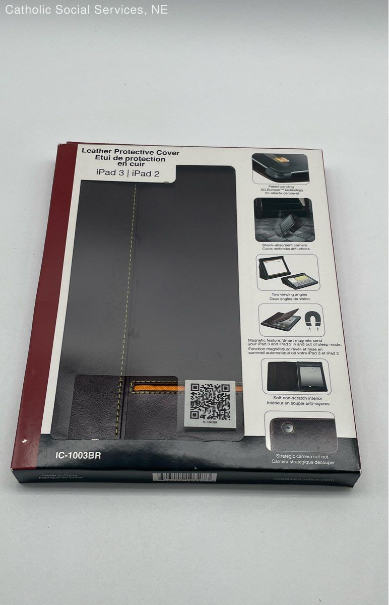 Cyber Acoustics Leather Protective Cover iPad3 | iPad2