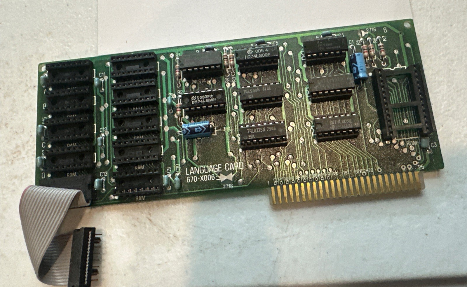 Apple II / II+ 16K Language Card 670-X006 Untested