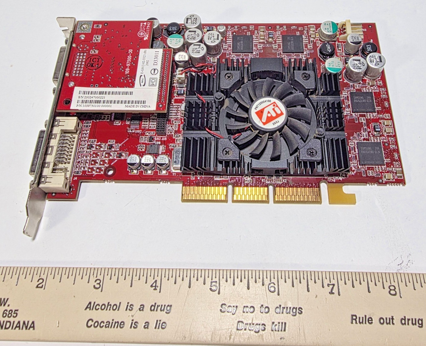 ATI FireGL X1-128 128MB DDR AGP 8X Dual DVI Workstation Graphics Card