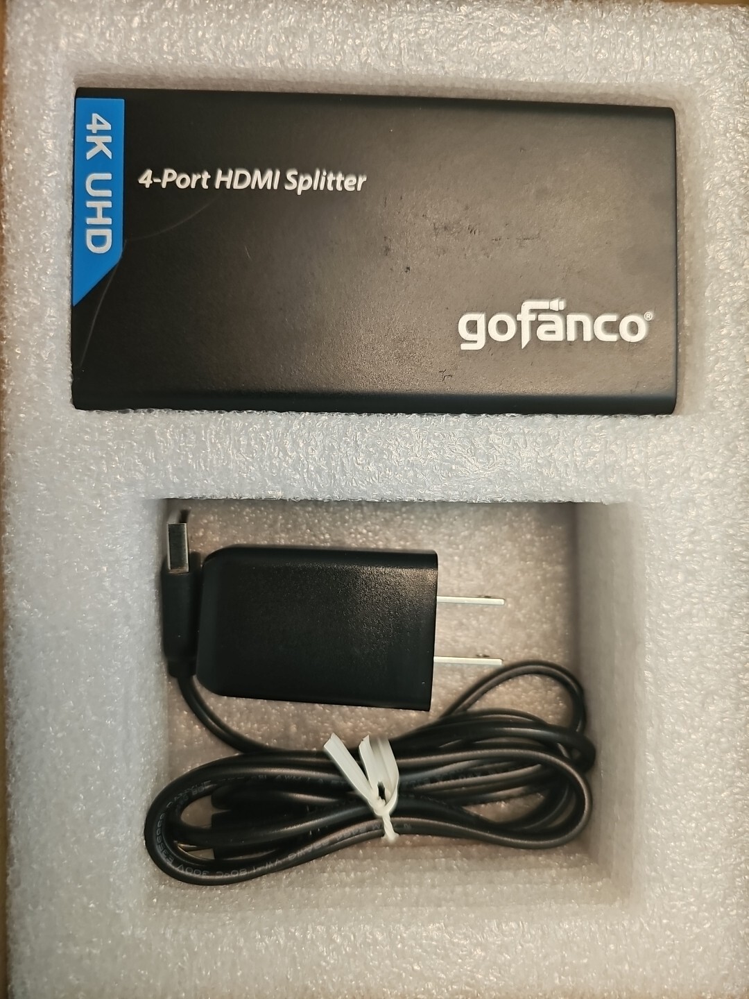 4K GoFanco 4 Port HDMI Extender Splitter Signal Distribution Amplifier