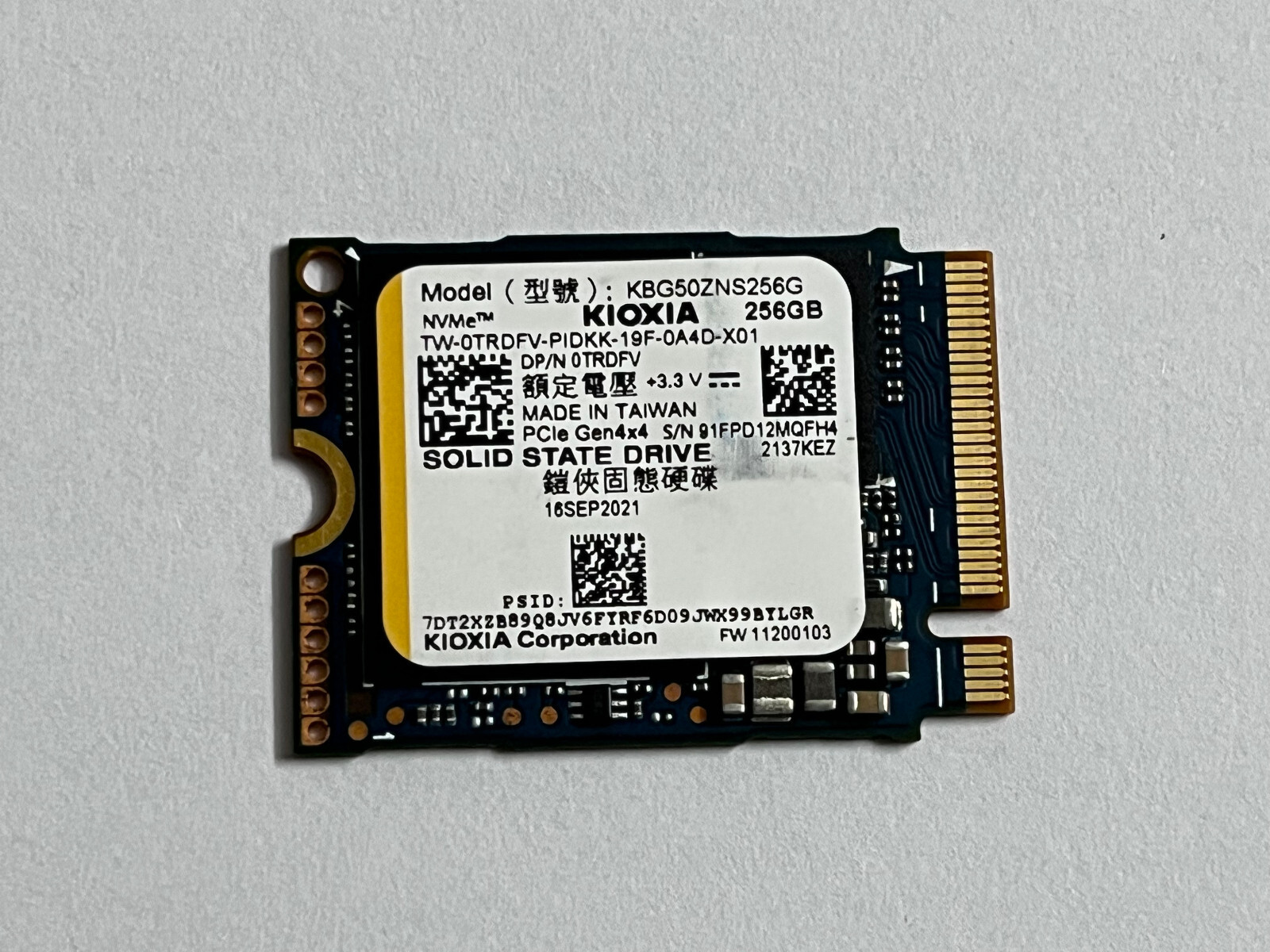 Kioxia BG5 256GB 512GB 1TB M.2 2230 NVMe PCIe Gen4 x 4 Steam Deck Surface Laptop