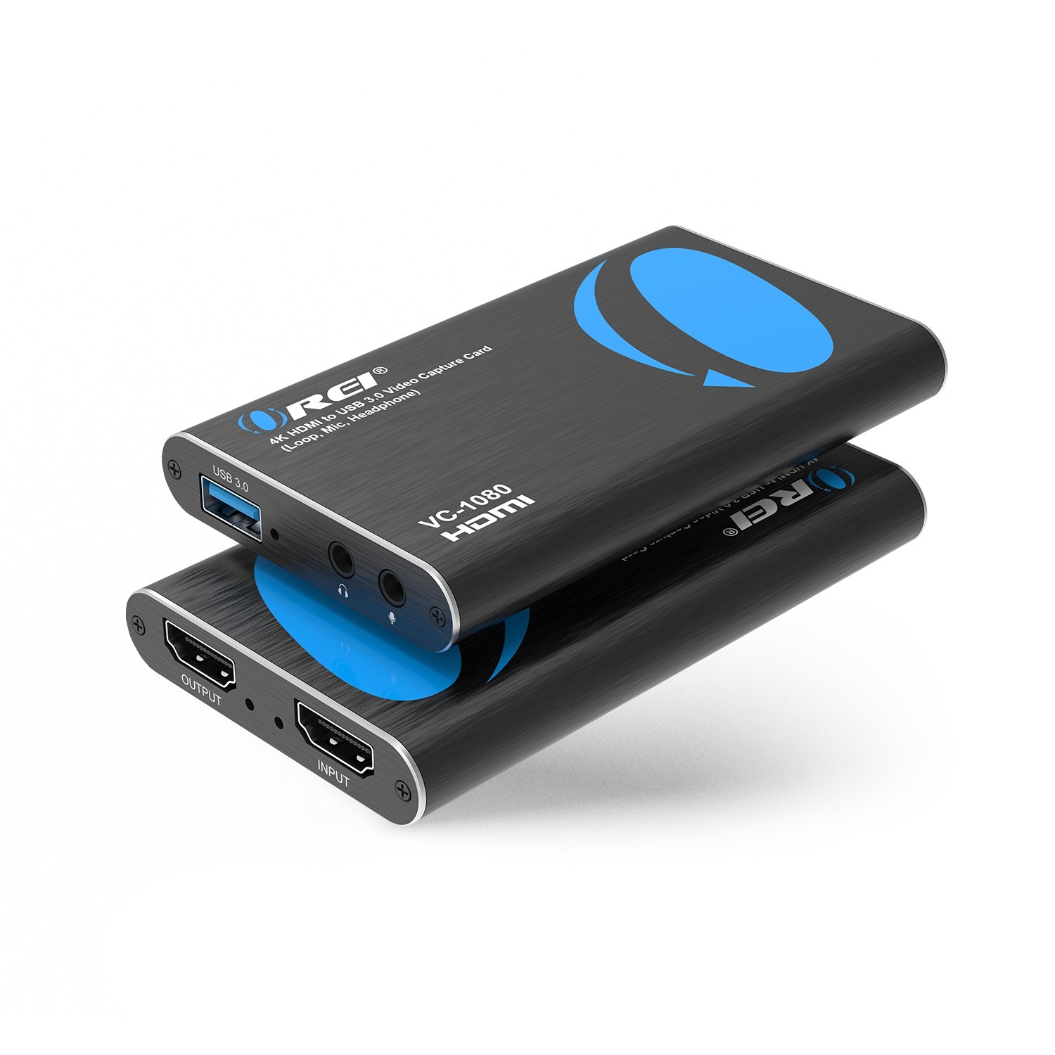 OREI 4K HDMI to USB 3.0 Video Capture Card (Loop, Mic, Headphones) (VC-1080)