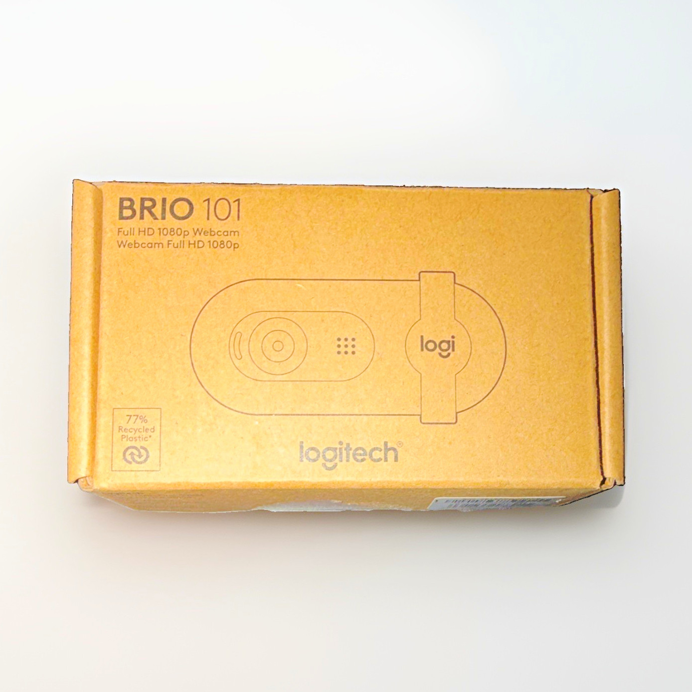 Logitech BRIO 101 Full HD 1080p USB Webcam, Gray