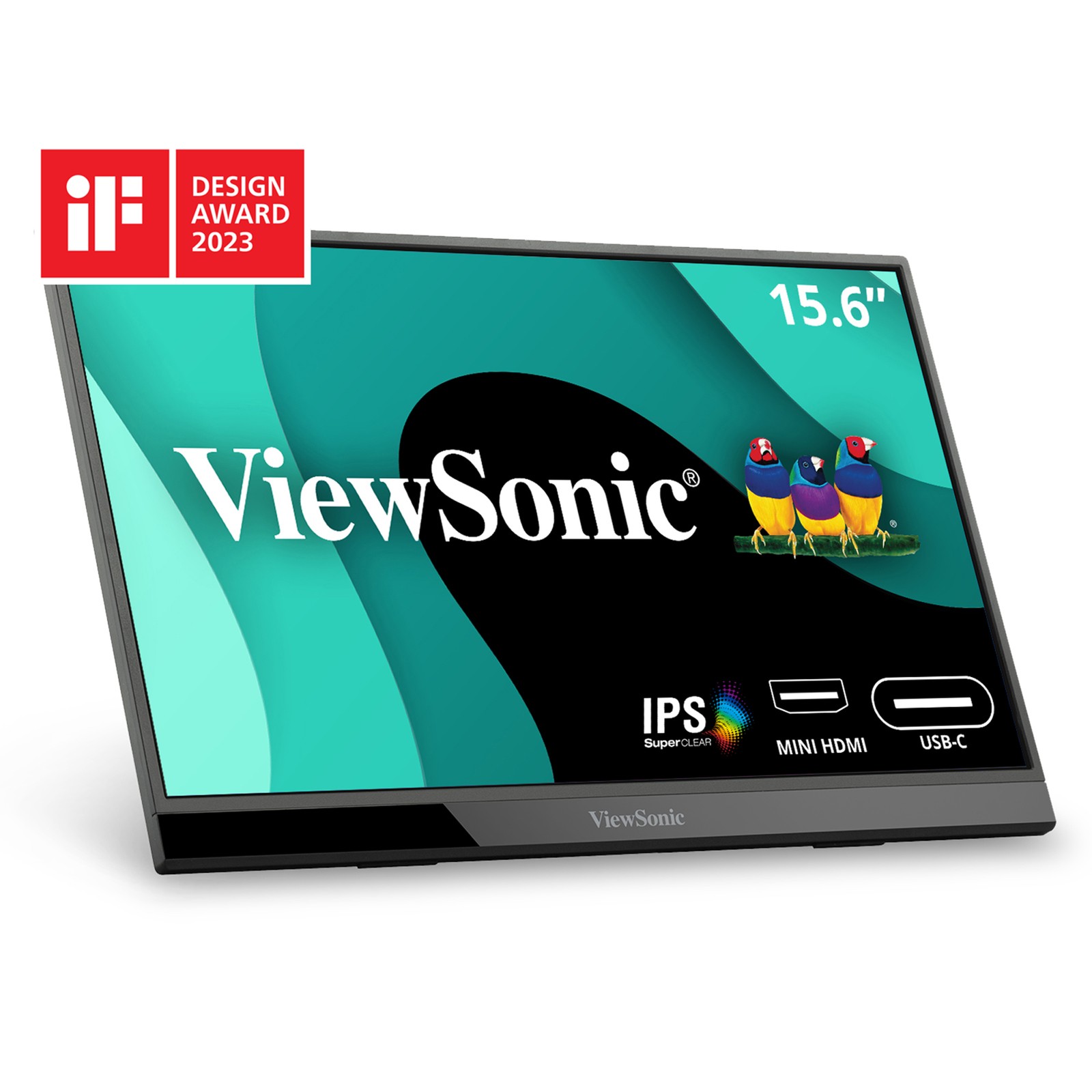 ViewSonic VX1655 15.6 Inch 1080p FHD Portable LED IPS Monitor  (CR)