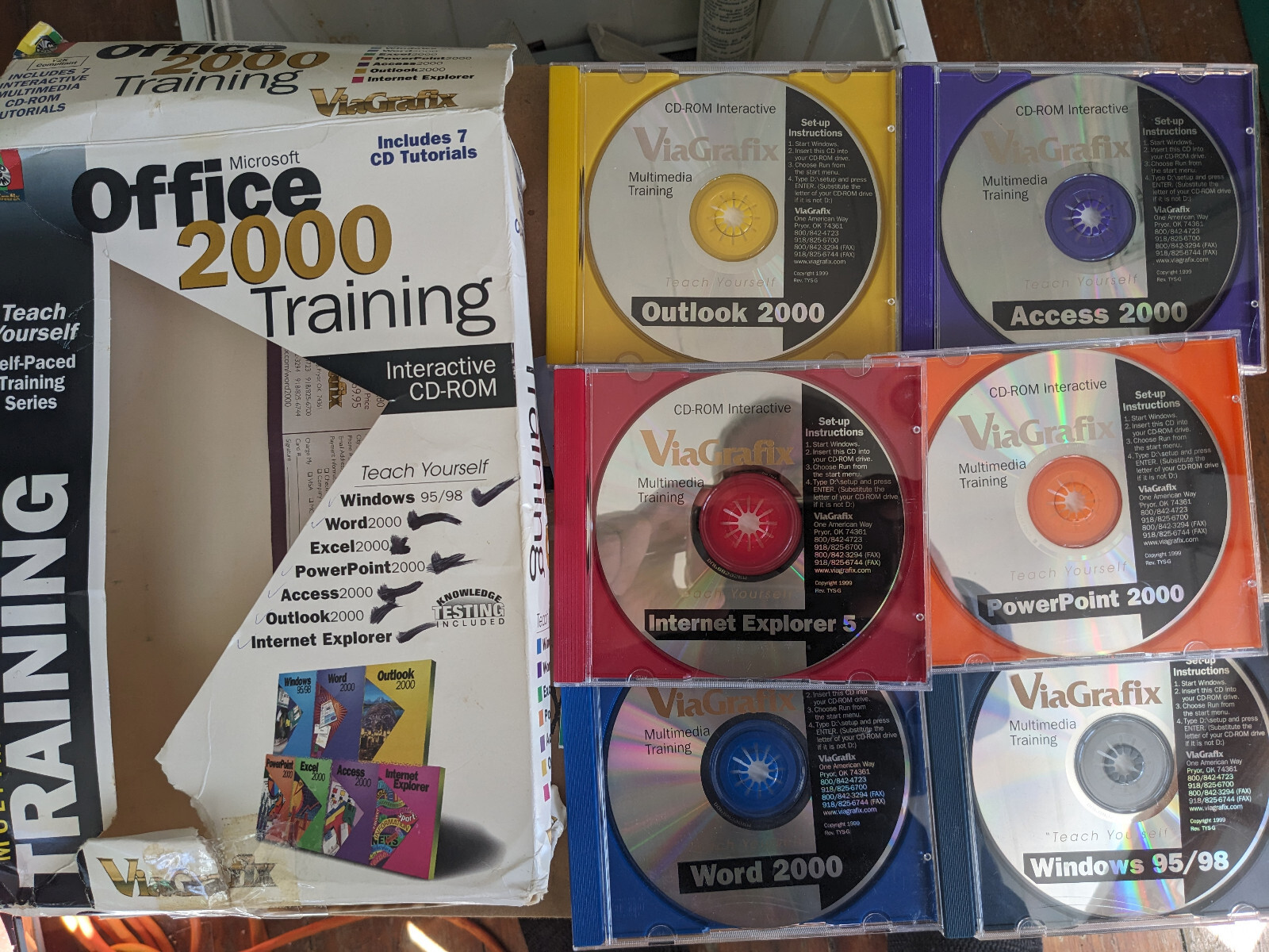 Microsoft Viagrafix Office 2000  Learning CD,s