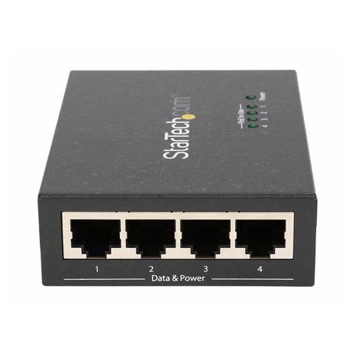 Startech POEINJ4G-US 4-PORT GIGABIT POE+ MIDSPAN - POWER OVER ETHERNET INJECTOR