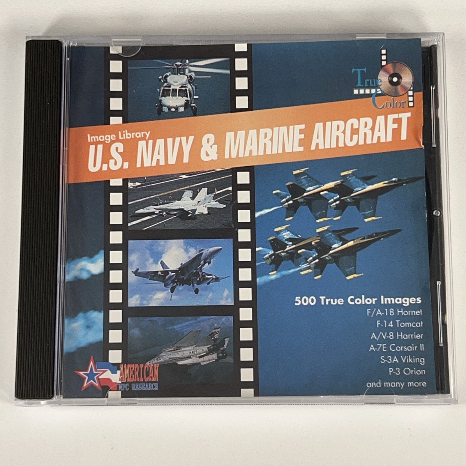 Vintage 1994 US Navy & Marine Aircraft PC CD-ROM 500 Images