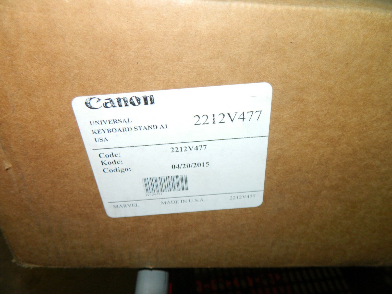 New Genuine OEM Canon Part 2212V477 Universal Keyboard Stand Imagerunner Advance