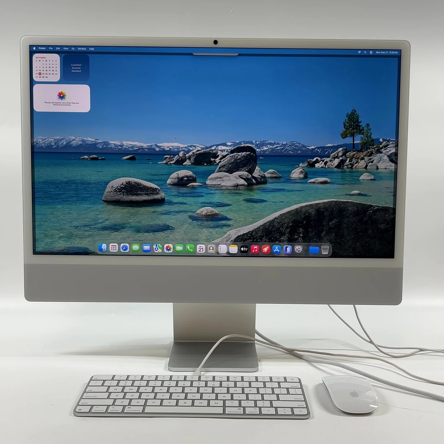 2024 Apple iMac 24" M4 8 Core 4.5GHz 16GB RAM 256GB SSD Silver A3247
