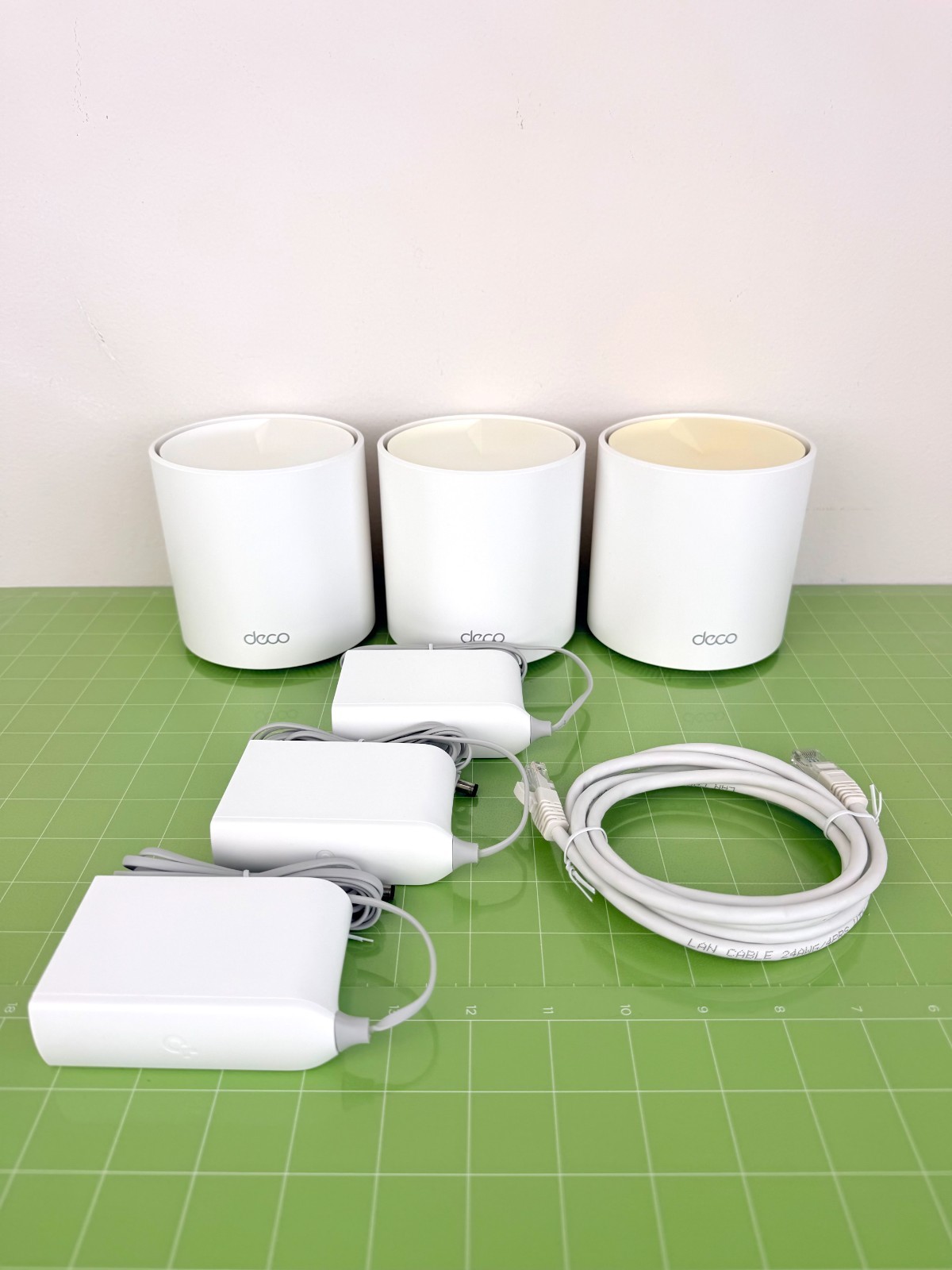 TP-Link - Deco AX4300 Pro Dual-Band Wi-Fi 6 Mesh Wi-Fi System (3-Pack) - White