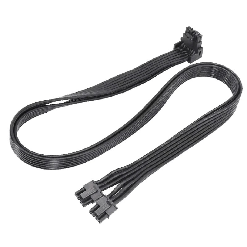 ATX3.0 PCIE 5.0 12VHPWR Dual 8P To 16p Male GPU Power Cable for Dell R740 R740XD