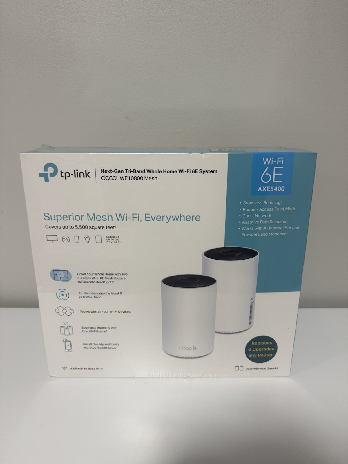 TP-Link Deco WE10800 Superior Mesh WiFi System (2-pack)