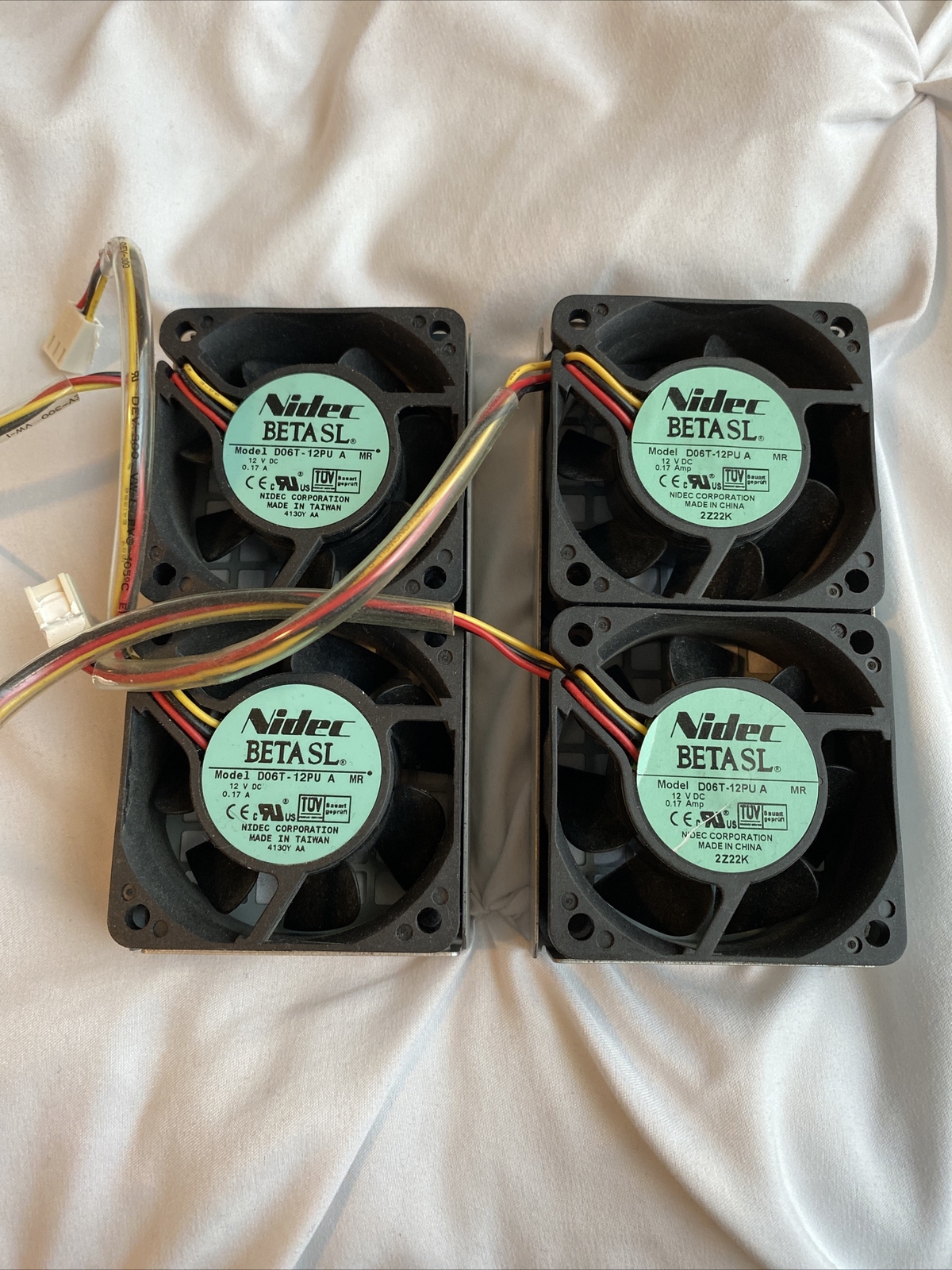 2 Nidec Beta SL Model DO6T-12PU     12V