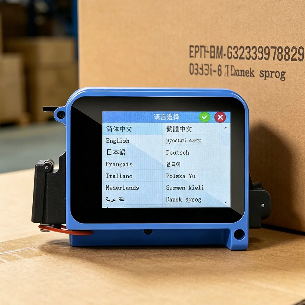 New Mini Handheld Inkjet Printer Portable Date Batch Coder Tool
