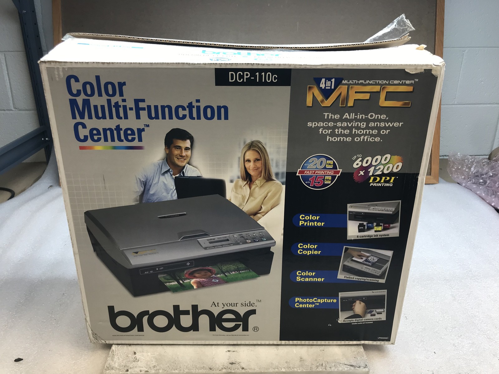 OPEN BOX Brother DCP-110c Color Multi Function Printer w/ All Accessories