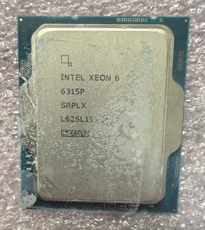 Processor Intel Xeon 6315P 4-core