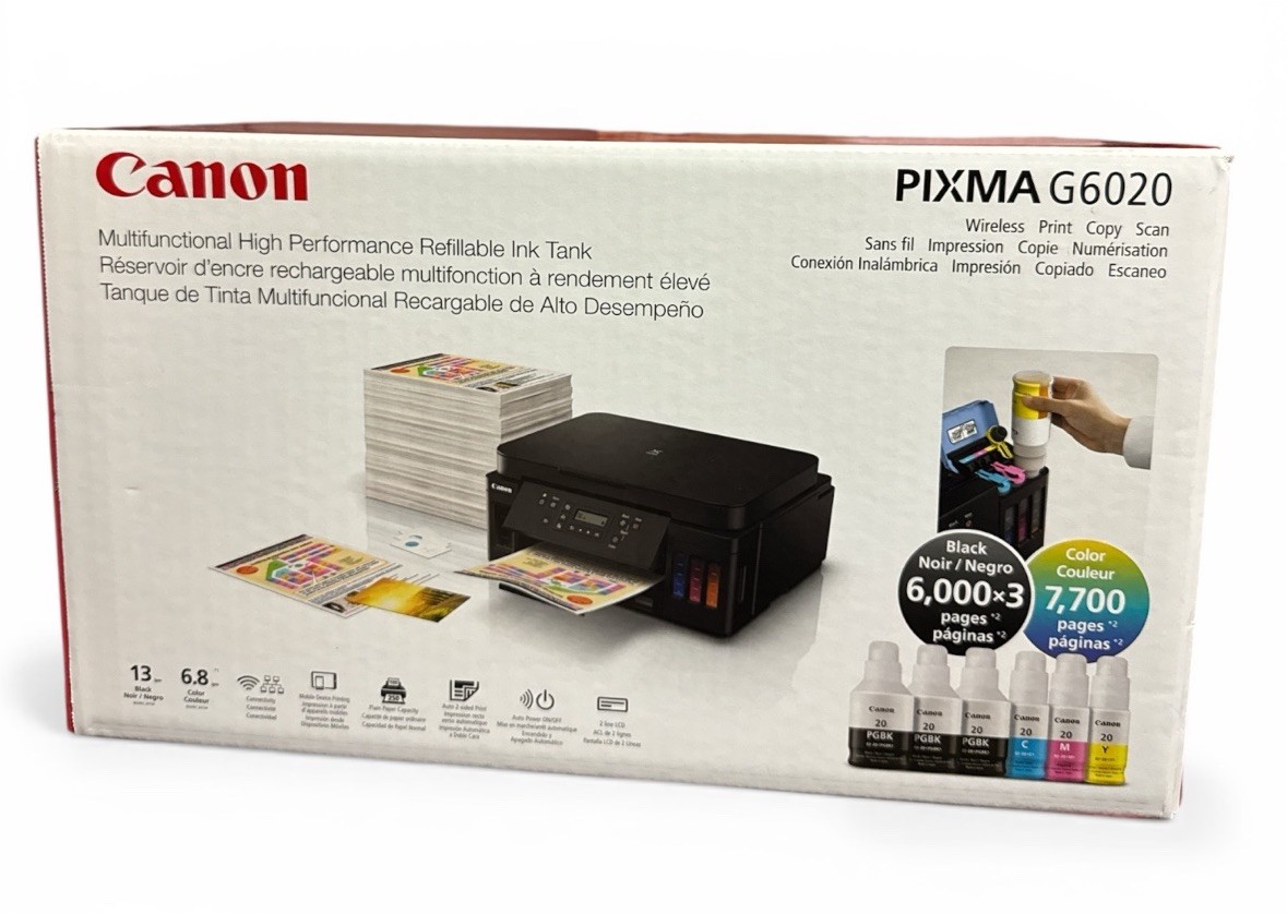 Canon PIXMA G6020 Inkjet Multifunction Printer 3113C002 New Sealed