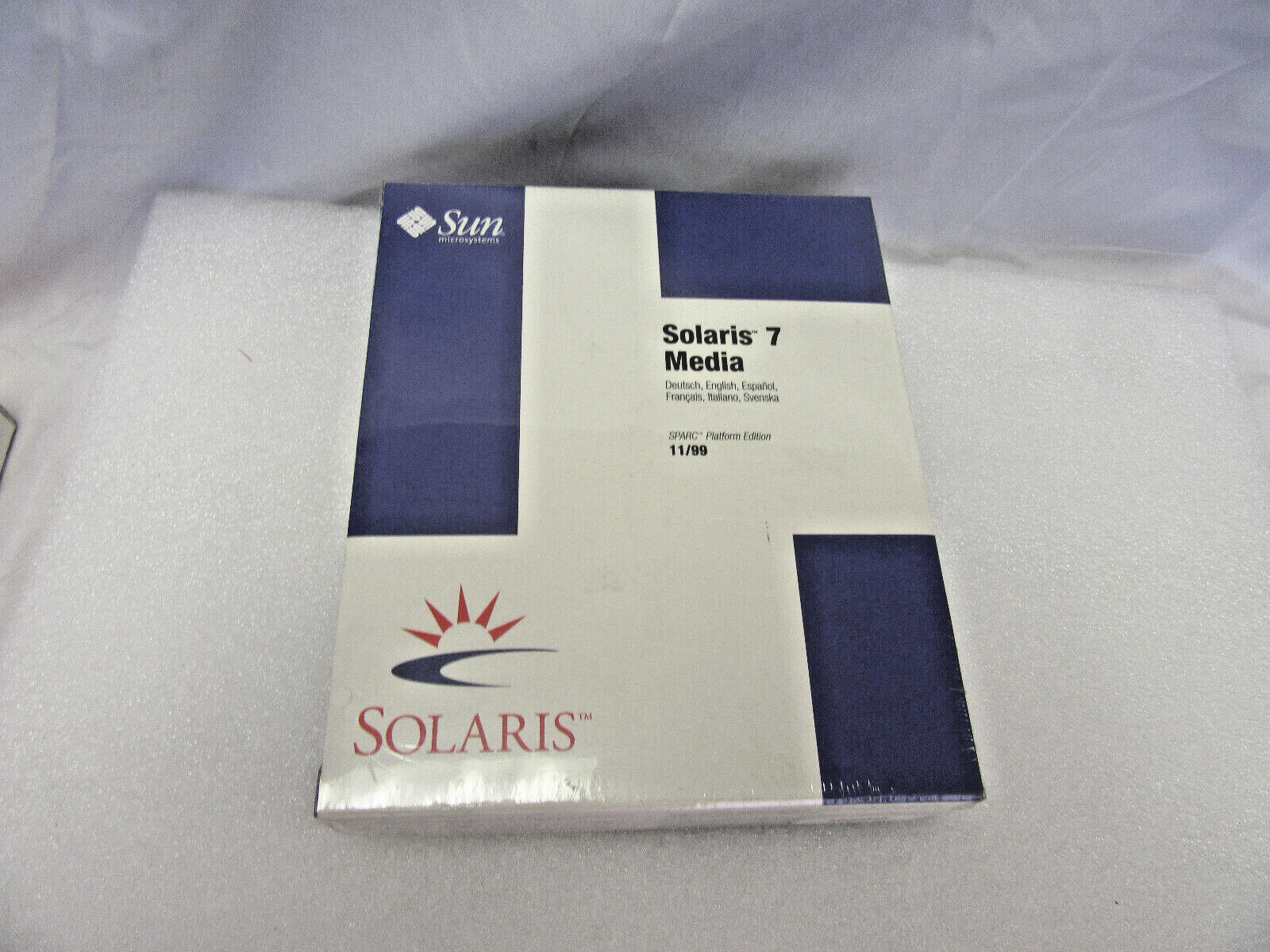 SUN MICROSYSTEMS SOLARIS 7 MEDIA OPERATING SYSTEM P/N 798-2659=01