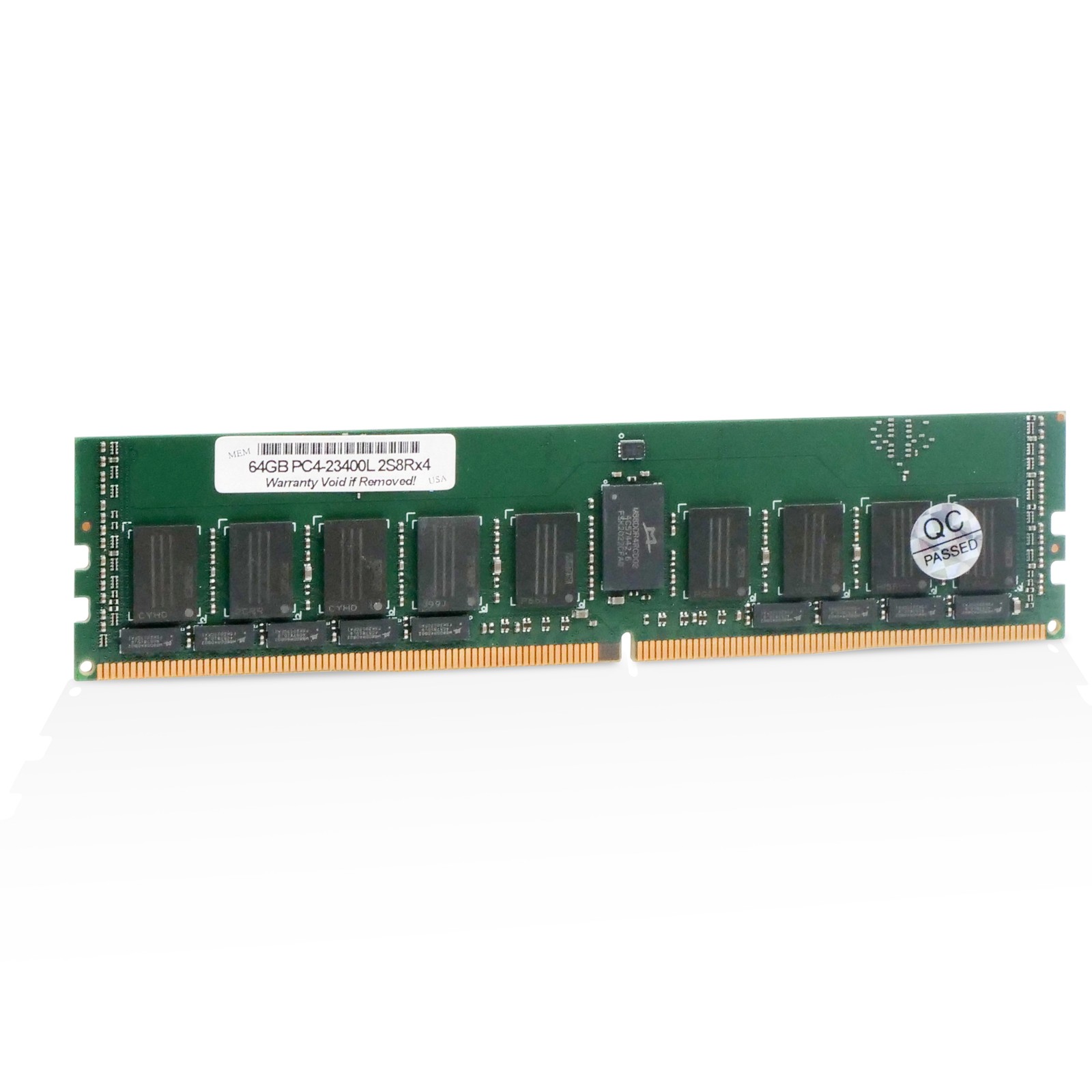 WL OEM 64GB DDR4 2933MHz 2S8Rx4 ECC LRDIMM RAM For Dell PowerEdge T350 R540